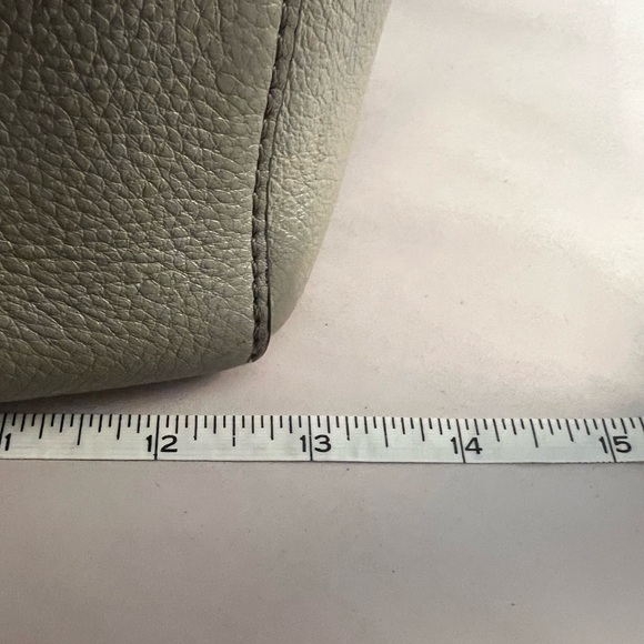 Michael Kors Gray Leather Satchel Bag - Picture 12 of 13